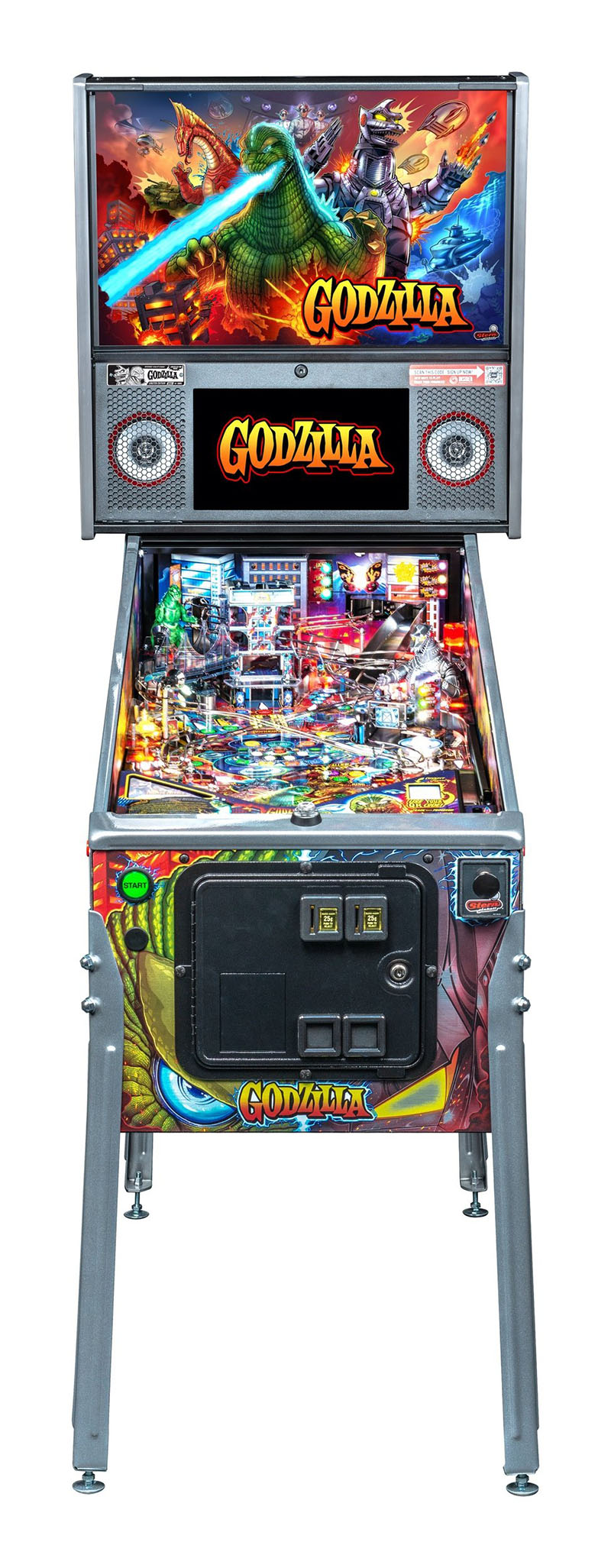 Godzilla Pinball Machine LE Version by STERN Pinball For Sale UK.